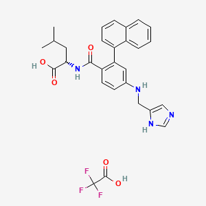 Chemical structure of GGTI 2133 (trifluoroacetate salt)