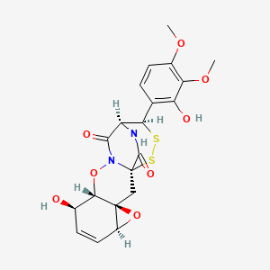Chemical structure of Gliovirin