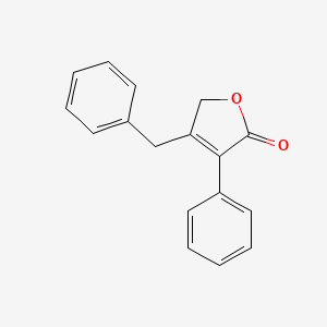 Chemical structure of Gymnoascolide A