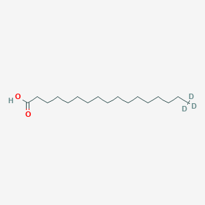 Chemical structure of Heptadecanoic Acid-d3