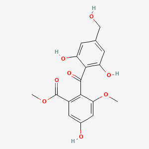 Chemical structure of Hydroxysulochrin