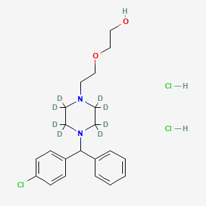Chemical structure of Hydroxyzine-d8.2HCl
