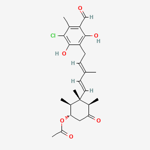 Chemical structure of Ilicicolin F