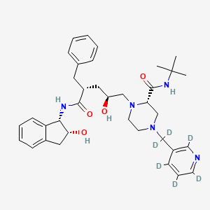Chemical structure of Indinavir-d6
