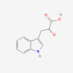 Chemical structure of Indole-3-pyruvic Acid