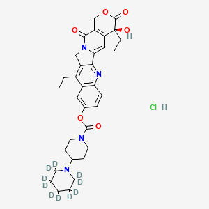 Chemical structure of Irinotecan-d10 (hydrochloride)