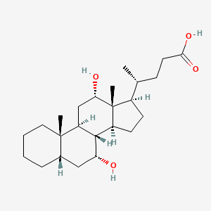 Chemical structure of Isodeoxycholic Acid