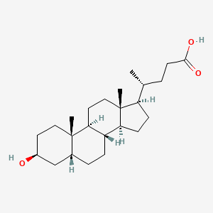 Chemical structure of Isolithocholic Acid