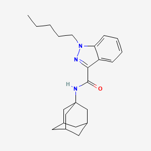 Chemical structure of Isotodesnitazene (citrate)
