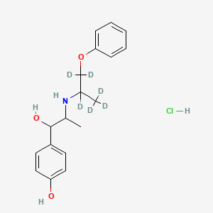 Chemical structure of Isoxsuprine-d6 hydrochloride