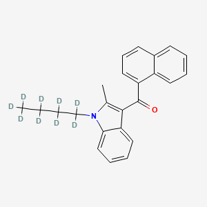 Chemical structure of JWH 016-d9