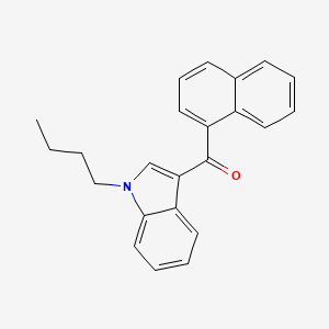 Chemical structure of JWH 073 N-(1,1-dimethylethyl) isomer