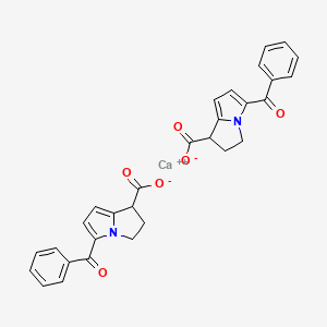 Chemical structure of Ketorolac (calcium salt)