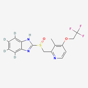 Chemical structure of Lansoprazole-d4