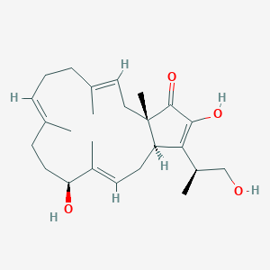 Chemical structure of Latanoprost ethyl amide-d4