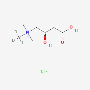 Chemical structure of L-Carnitine-d3 (chloride)