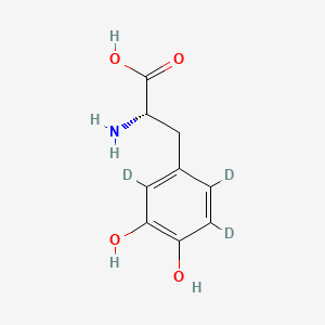 Chemical structure of L-DOPA-d3