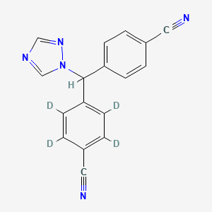 Chemical structure of Letrozole-d4