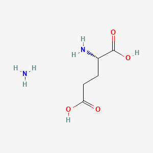 Chemical structure of L-Glutamic acid ammonium salt