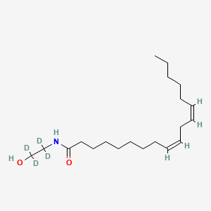 Chemical structure of Linoleoyl Ethanolamide-d4