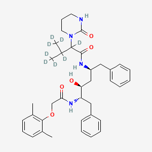 Chemical structure of Lopinavir-d8
