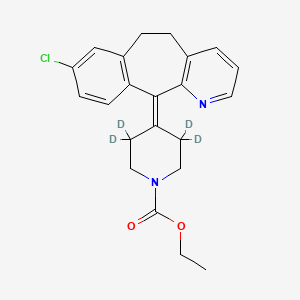 Chemical structure of Loratadine-d4
