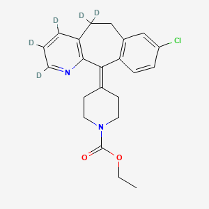 Chemical structure of Loratadine-d5