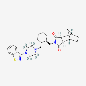 Chemical structure of Lurasidone-d8