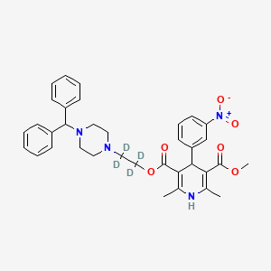 Chemical structure of Manidipine-d4