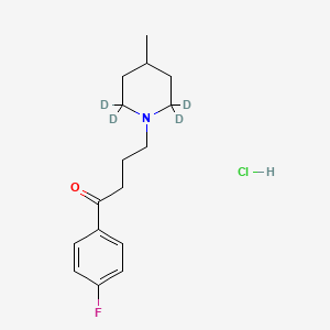 Chemical structure of Melperone-d4 (hydrochloride)