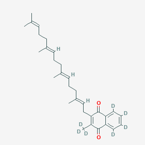 Chemical structure of Menaquinone 4-d7