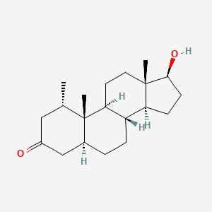 Chemical structure of Mesterolone