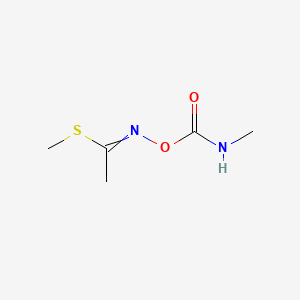 Chemical structure of Methomyl