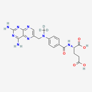 Chemical structure of Methotrexate-d3