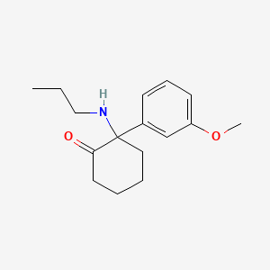 Chemical structure of Methoxpropamine (hydrochloride)