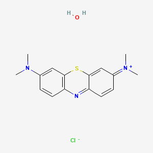 Chemical structure of Methylene Blue (hydrate)