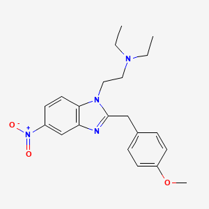 Chemical structure of Metonitazene (citrate)