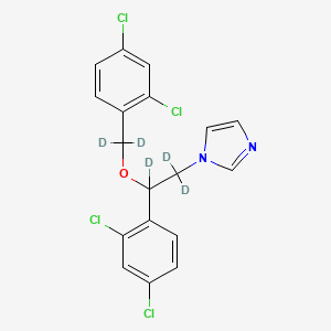 Chemical structure of Miconazole-d5