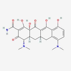 Chemical structure of Minocycline (hydrochloride hydrate)