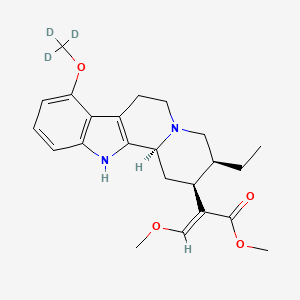 Chemical structure of Mitragynine-d3