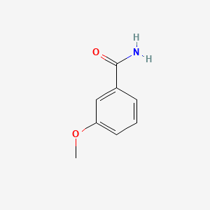 Chemical structure of m-Methoxybenzamide
