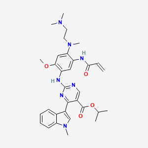 Chemical structure of Mobocertinib