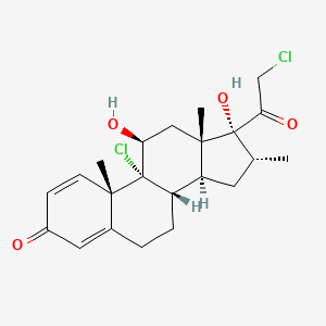 Chemical structure of Mometasone