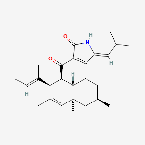 Chemical structure of Myceliothermophin E