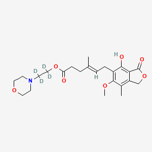 Chemical structure of Mycophenolate Mofetil-d4