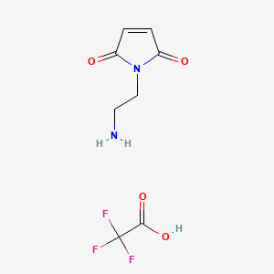 Chemical structure of n-(2-aminoethyl)maleimide, trifluoroacetate salt