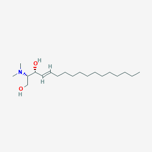 Chemical structure of N,N-dimethyl Sphingosine (d17:1)