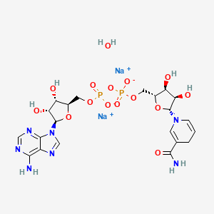 Chemical structure of NADH (sodium salt hydrate)