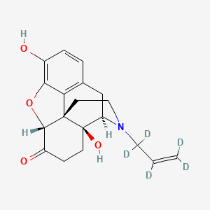 Chemical structure of Naloxone-d5