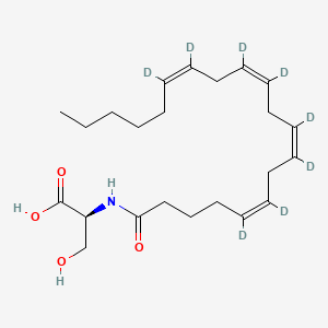 Chemical structure of N-Arachidonoyl-L-Serine-d8